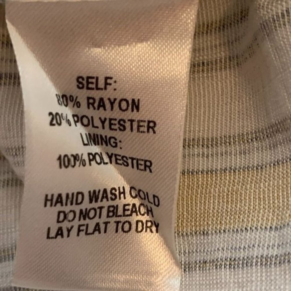 Lulus One Shoulder Maxi Dress Medium Yellow Striped Ruffle Boho - Picture 4 of 9